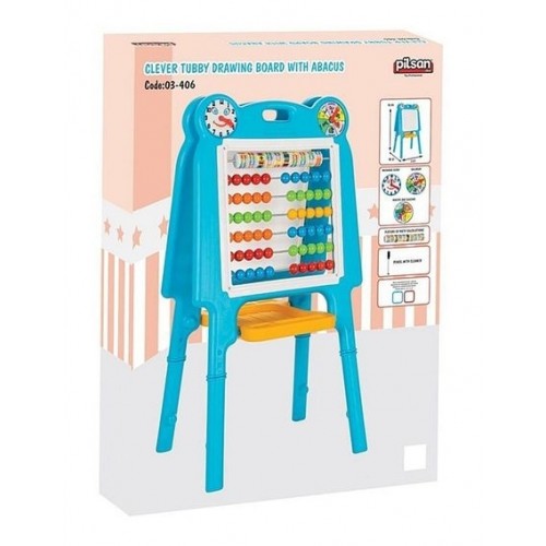 Pilsan Akıllı Bıdık Abaküslü Yazı Tahtası (Mavi) 03 406